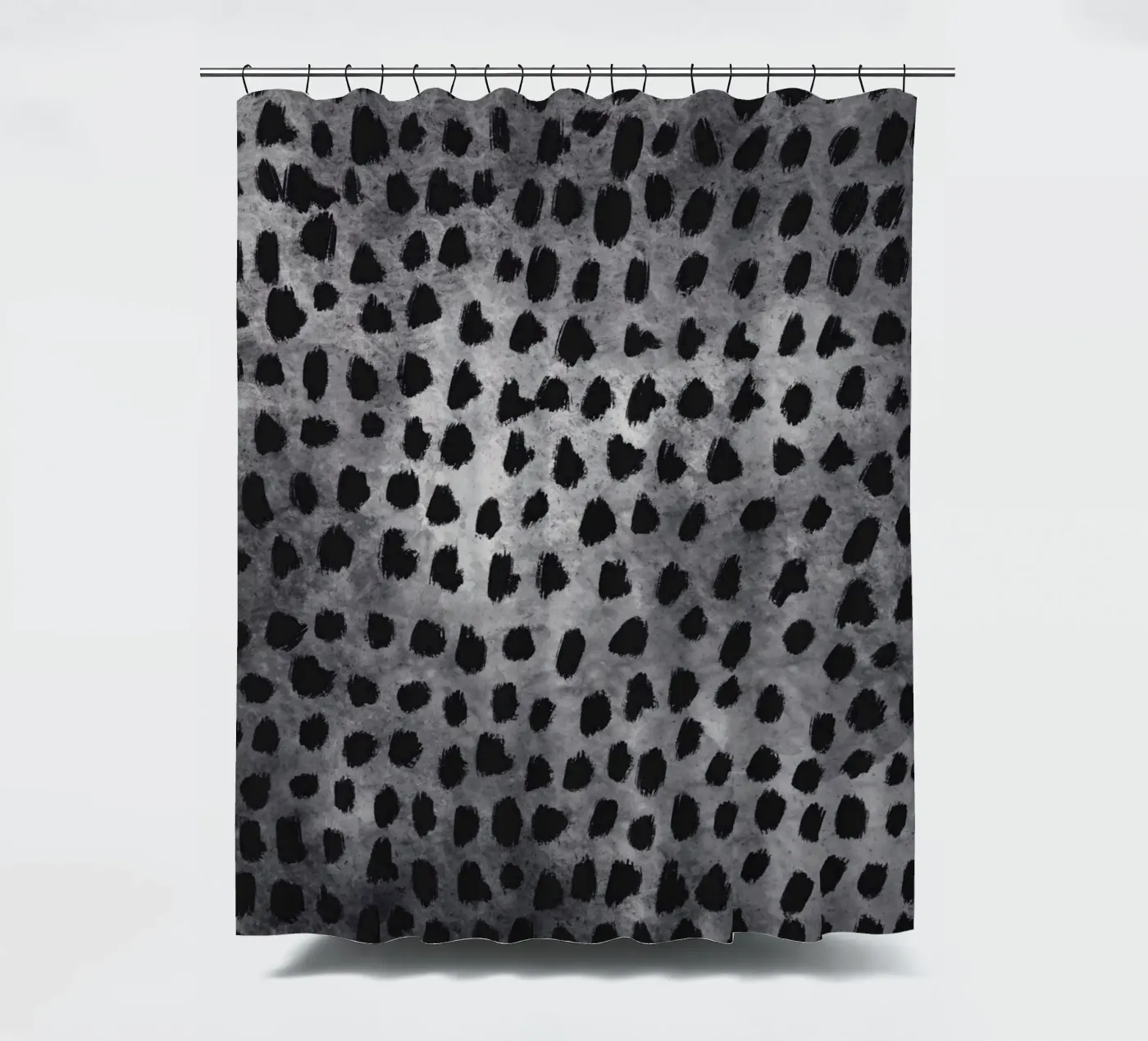 Tiny brushstrokes pattern 04 douchegordijn van Little Dean