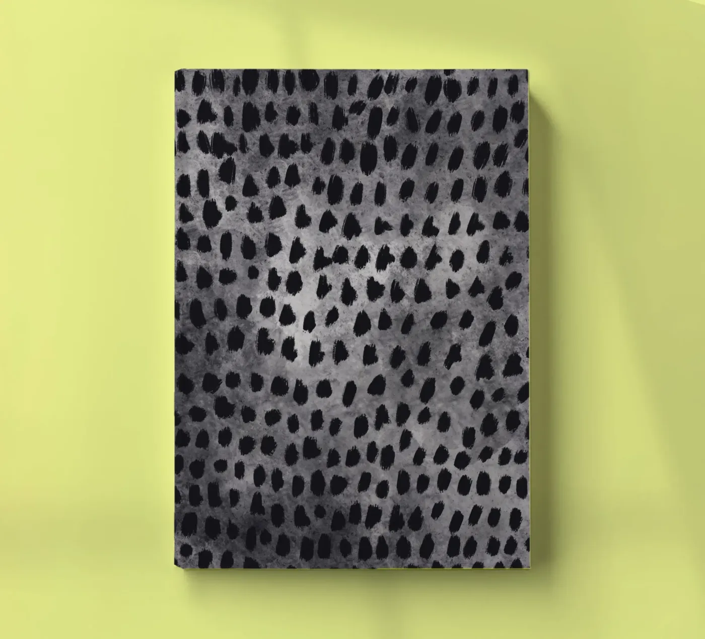 Tiny brushstrokes pattern 04 notebook by Little Dean