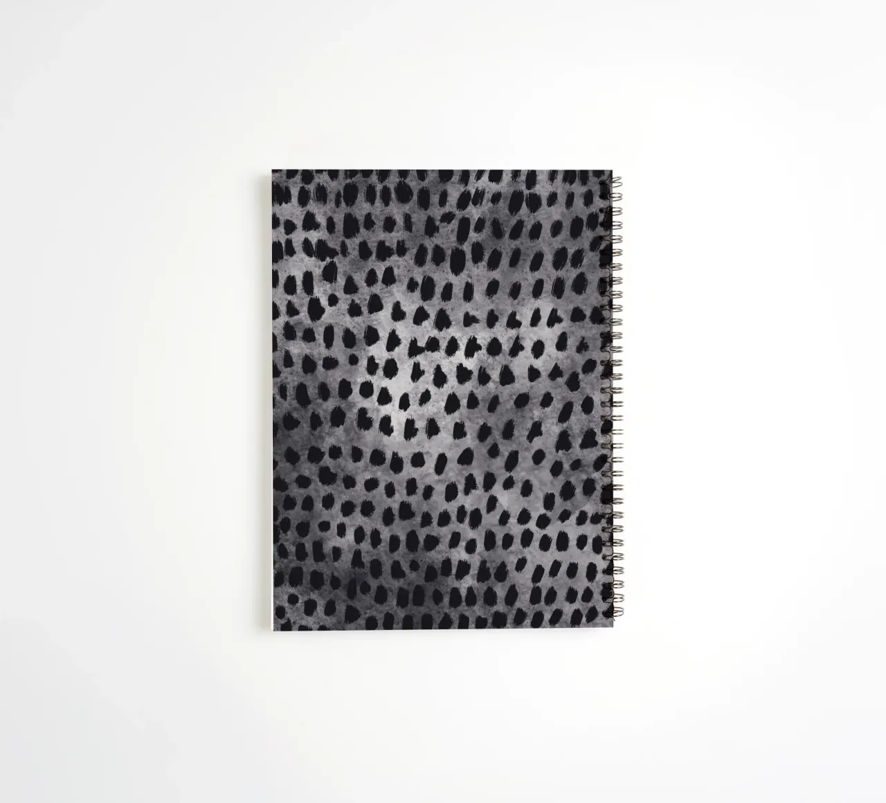 Tiny brushstrokes pattern 04 spiral notebook by Little Dean