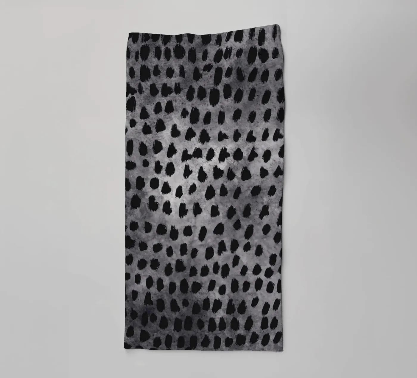 Tiny brushstrokes pattern 04 towel by Little Dean