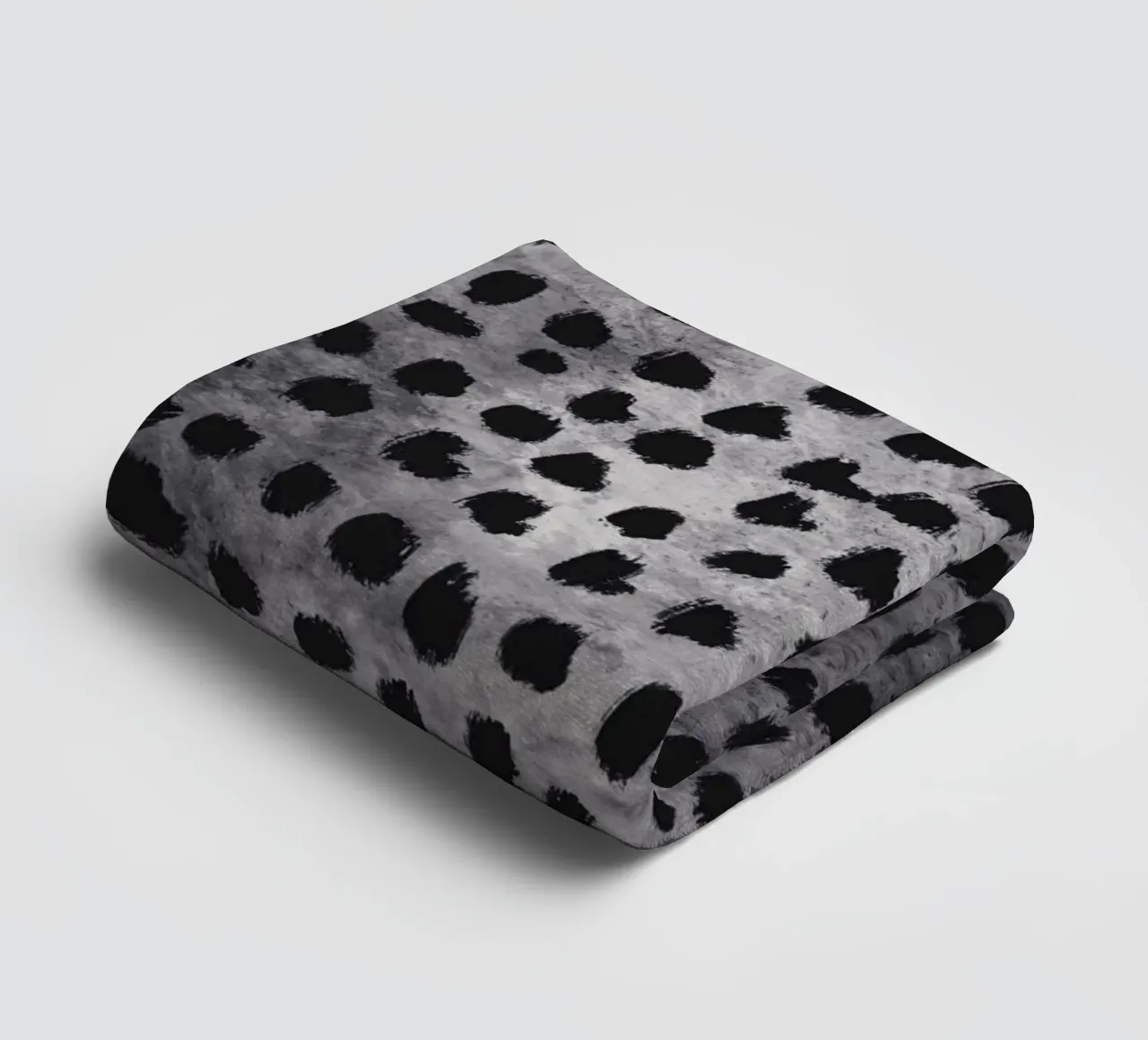 Tiny brushstrokes pattern 04 towel by Little Dean