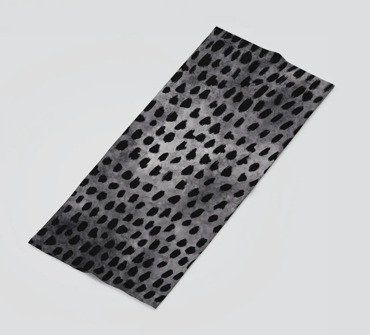 Tiny brushstrokes pattern 04 beach towel by Little Dean