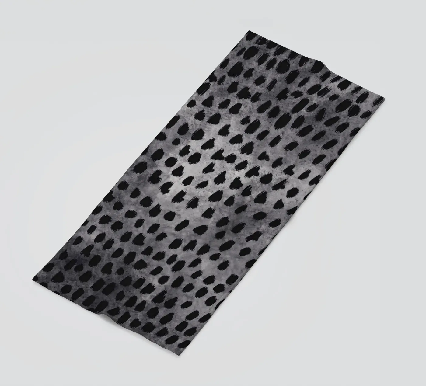 Kleine penseelstreken patroon 04 strandhanddoek van Little Dean