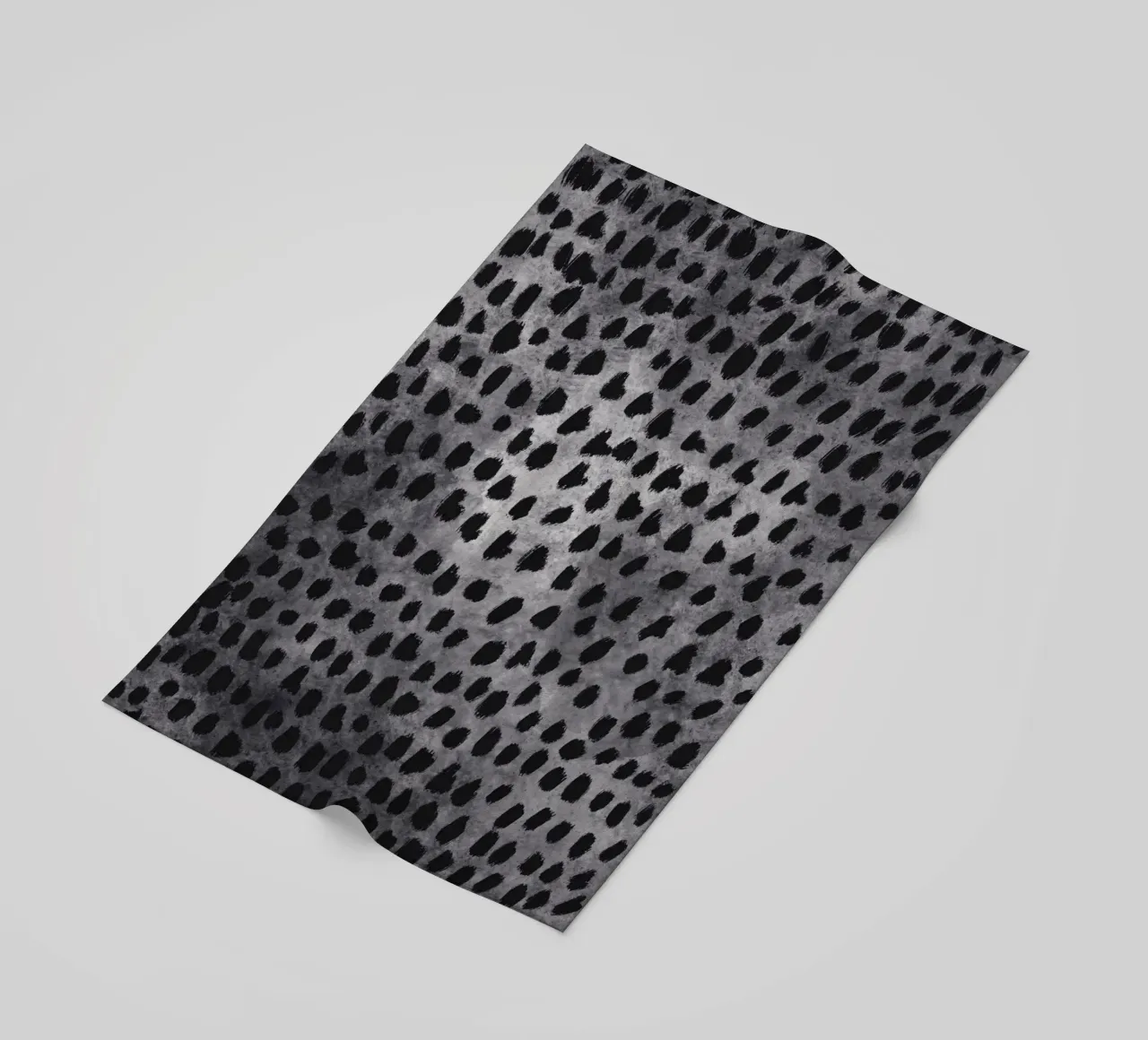 Tiny brushstrokes pattern 04 beach towel by Little Dean