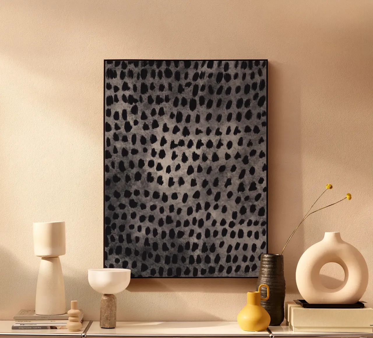 Tiny brushstrokes pattern 04 forex plate by Little Dean