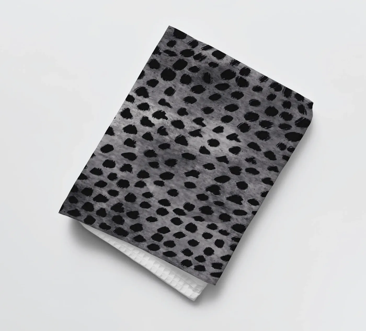 Tiny brushstrokes pattern 04 Geschirrtuch von Little Dean