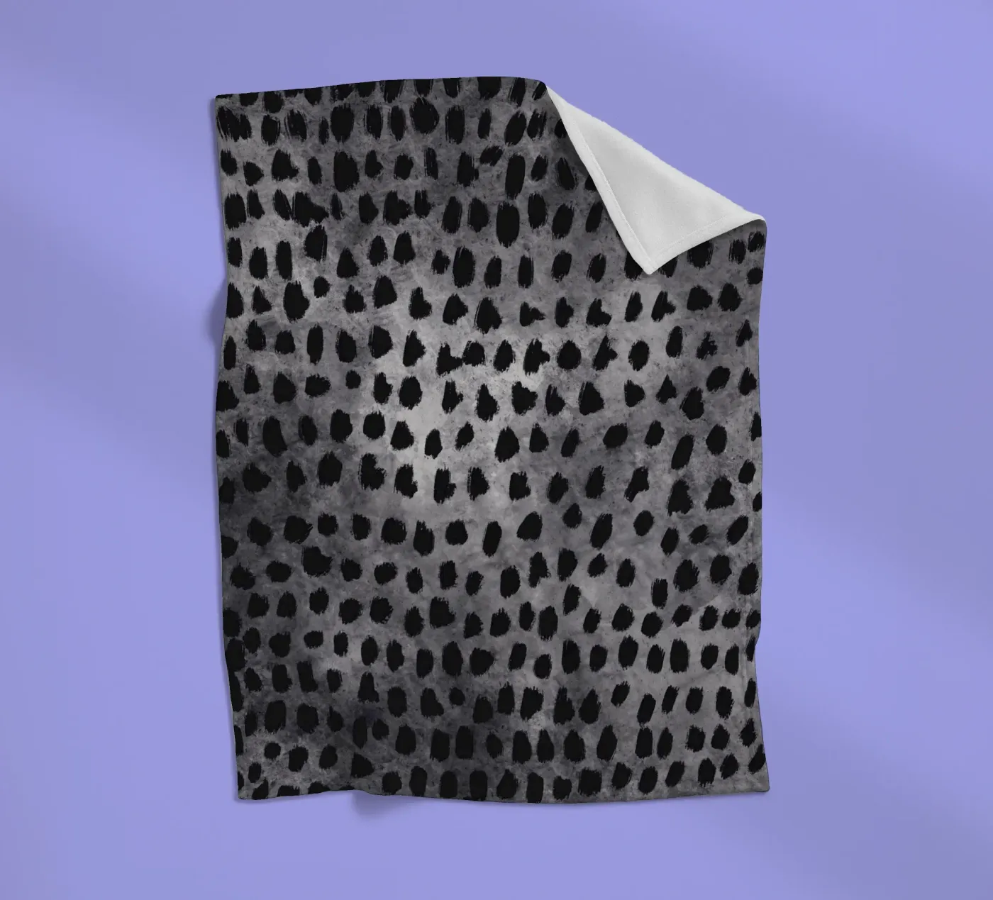 Winzige Pinselstriche Muster 04 Fleecedecke von Little Dean