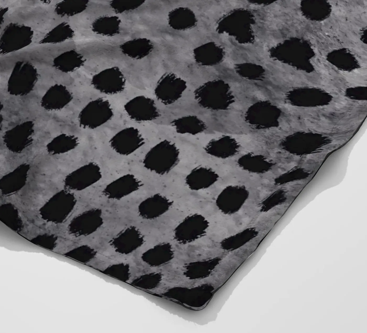 Winzige Pinselstriche Muster 04 Fleecedecke von Little Dean