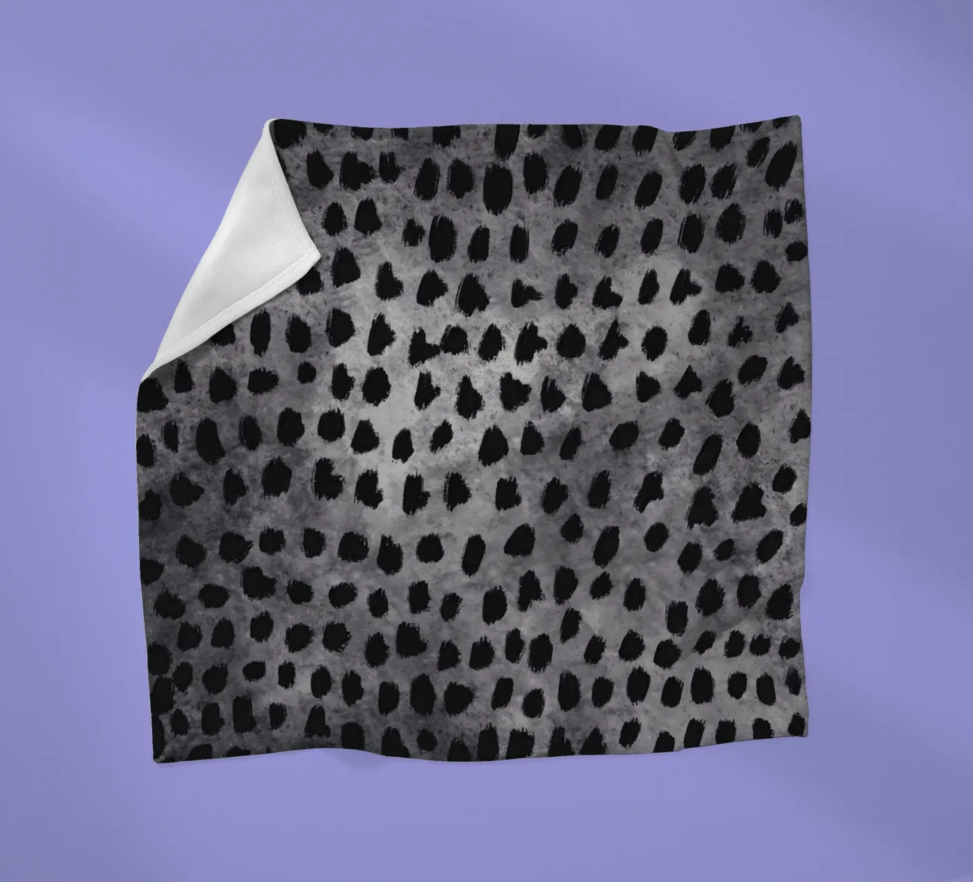 Winzige Pinselstriche Muster 04 Fleecedecke von Little Dean