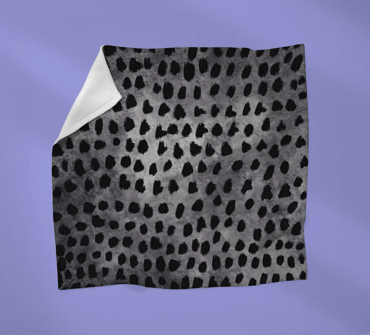 Tiny brushstrokes pattern 04 fleece blanket by Little Dean