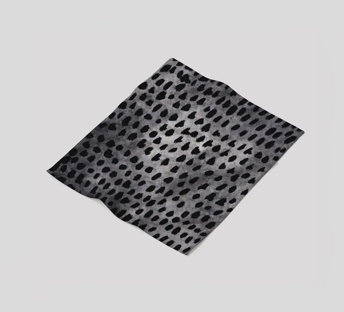 Winzige Pinselstriche Muster 04 Fleecedecke von Little Dean