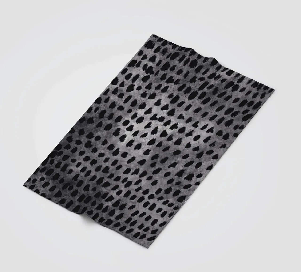 Tiny brushstrokes pattern 04 fleece blanket by Little Dean