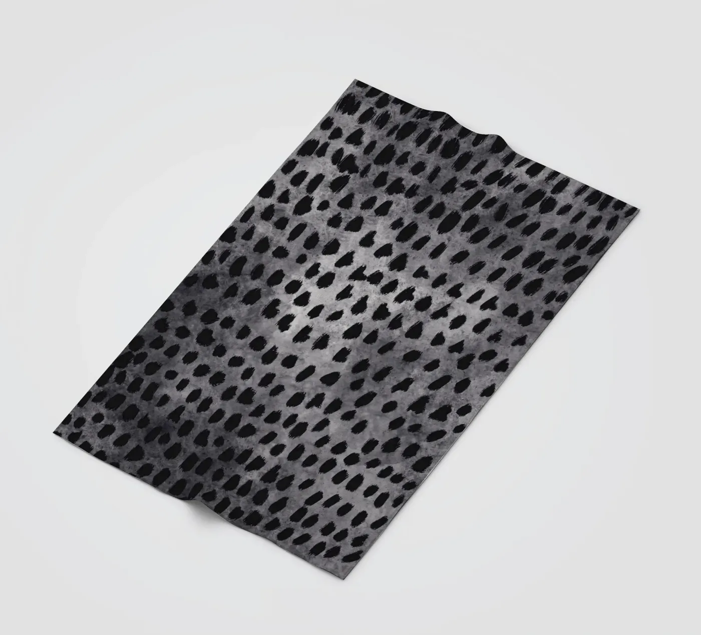 Winzige Pinselstriche Muster 04 Fleecedecke von Little Dean