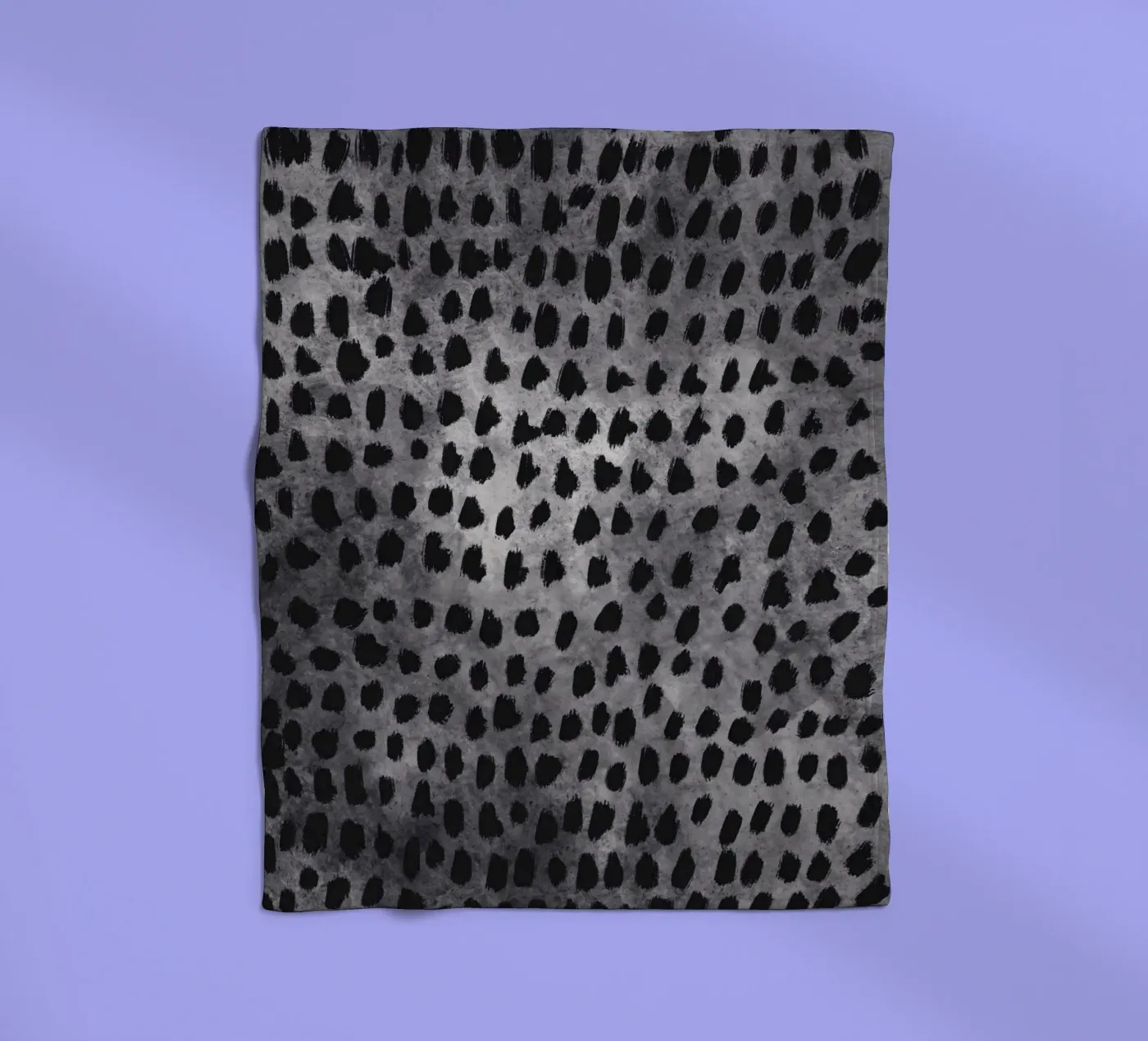 Winzige Pinselstriche Muster 04 Fleecedecke von Little Dean