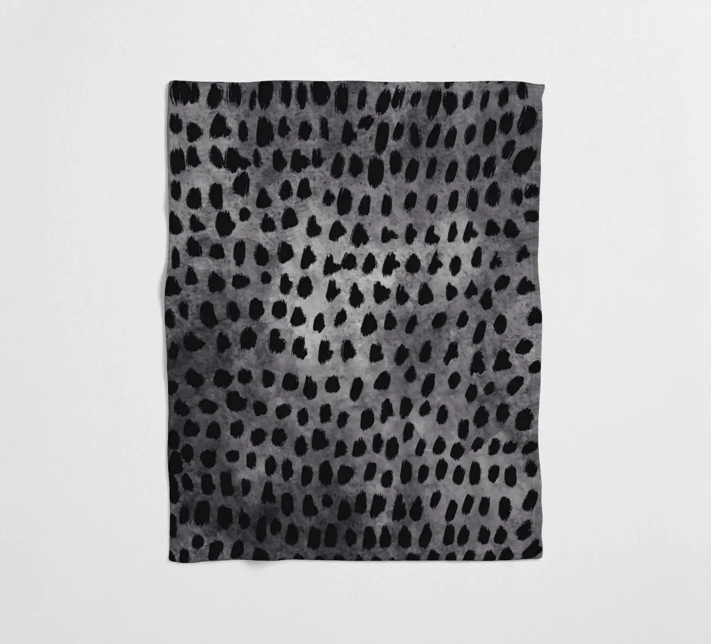 Winzige Pinselstriche Muster 04 Fleecedecke von Little Dean