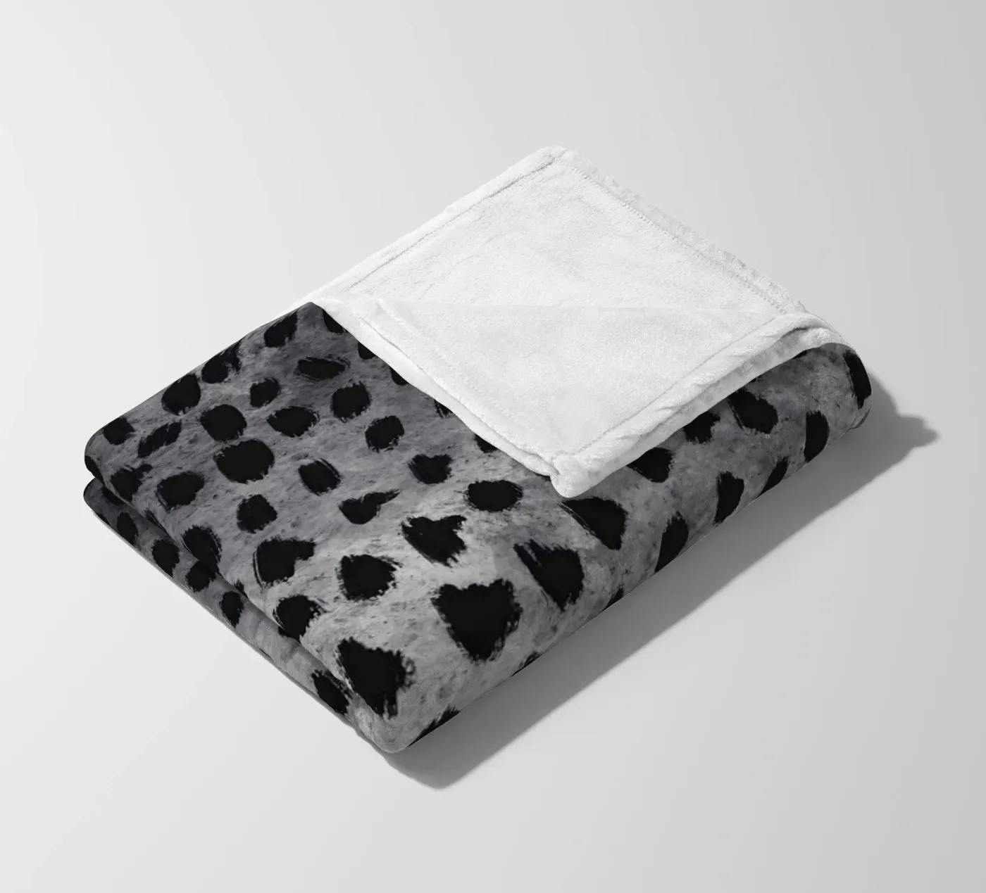 Winzige Pinselstriche Muster 04 Fleecedecke von Little Dean