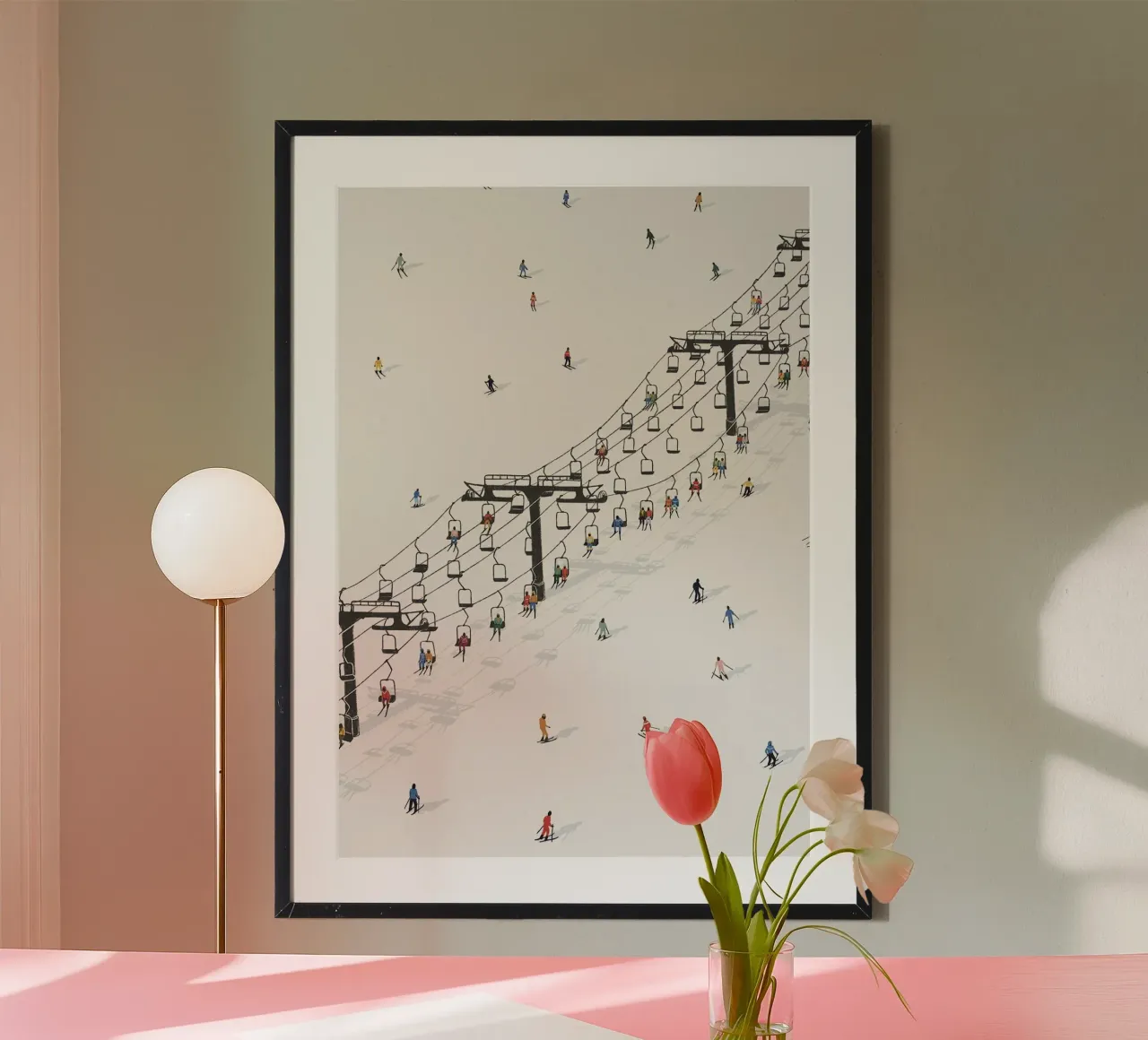 impianto di risalita poster con telaio in plastica da Craig Harris