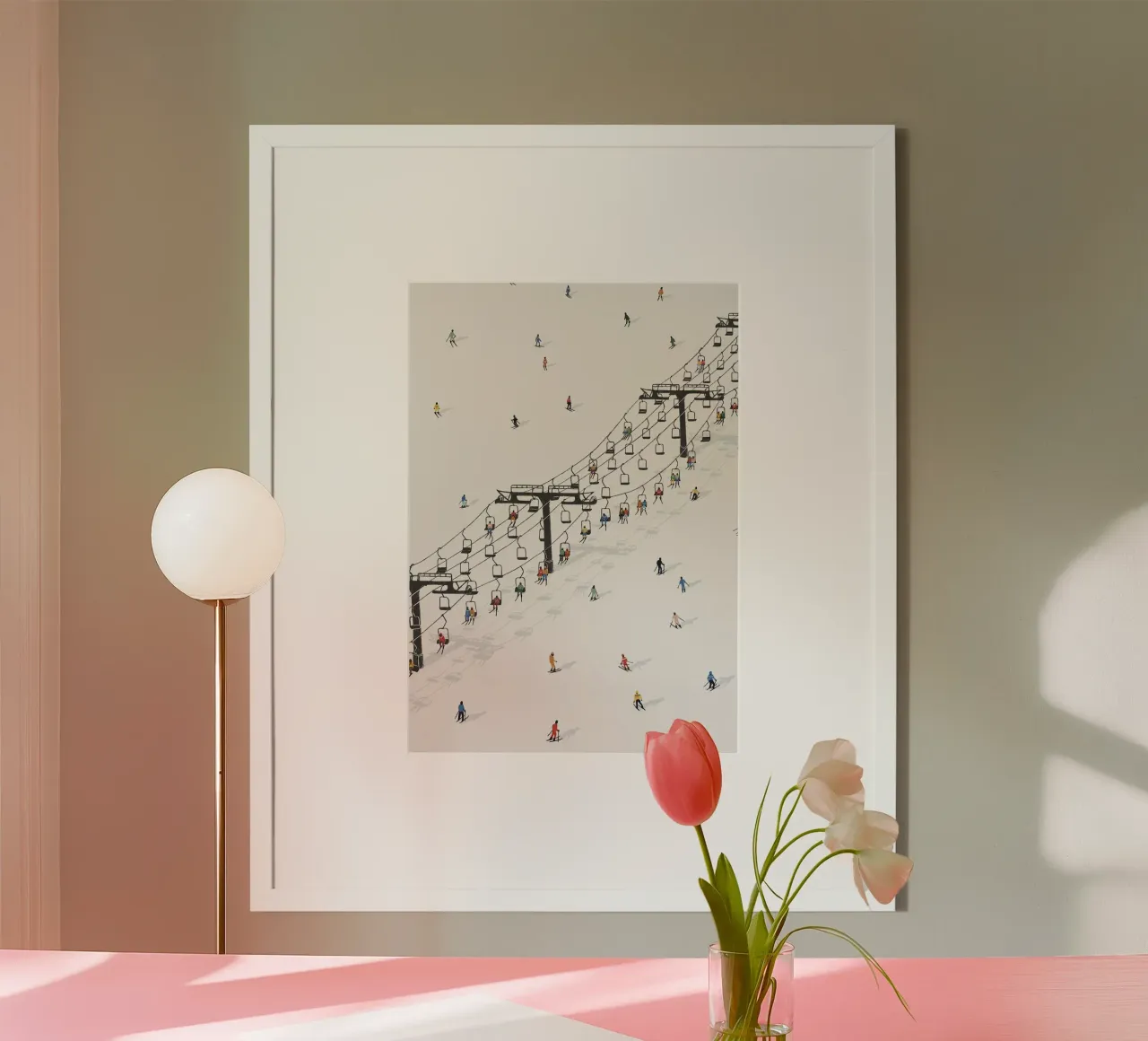 impianto di risalita poster con telaio in plastica da Craig Harris