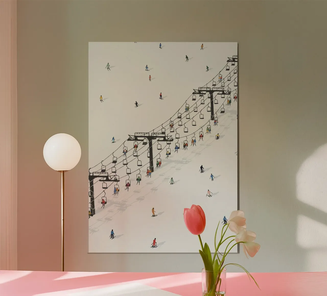impianto di risalita poster con telaio in plastica da Craig Harris