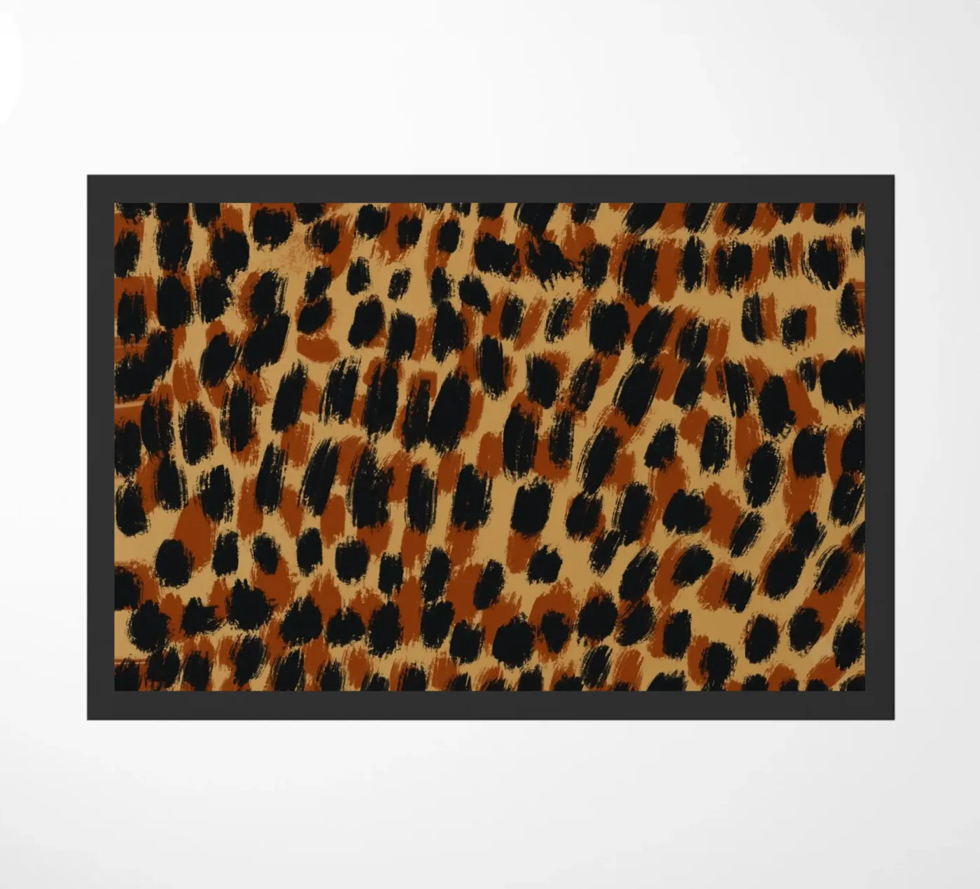 Tiny brushstrokes pattern 05 Fußmatte von Little Dean