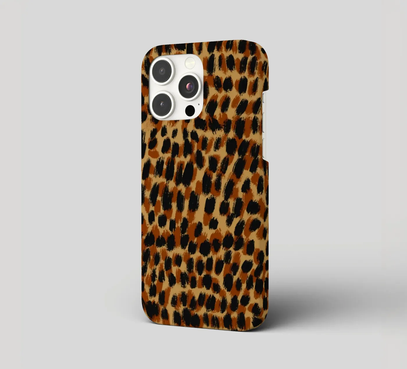 Tiny brushstrokes pattern 05 iphone case by Little Dean