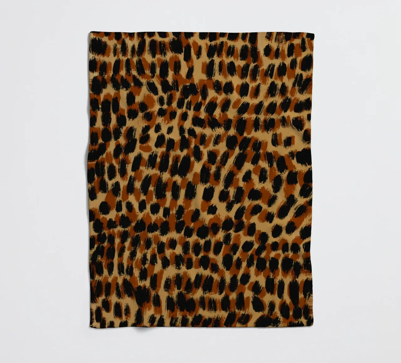 Tiny brushstrokes pattern 05 fleece blanket by Little Dean