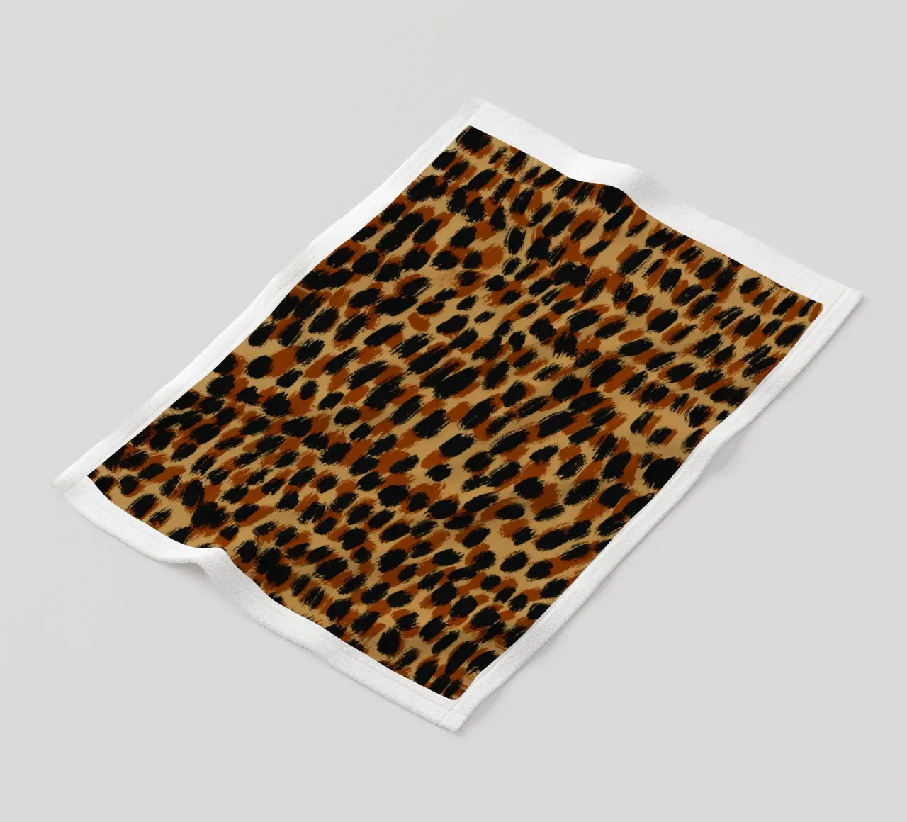 Tiny brushstrokes pattern 05 fleece blanket by Little Dean