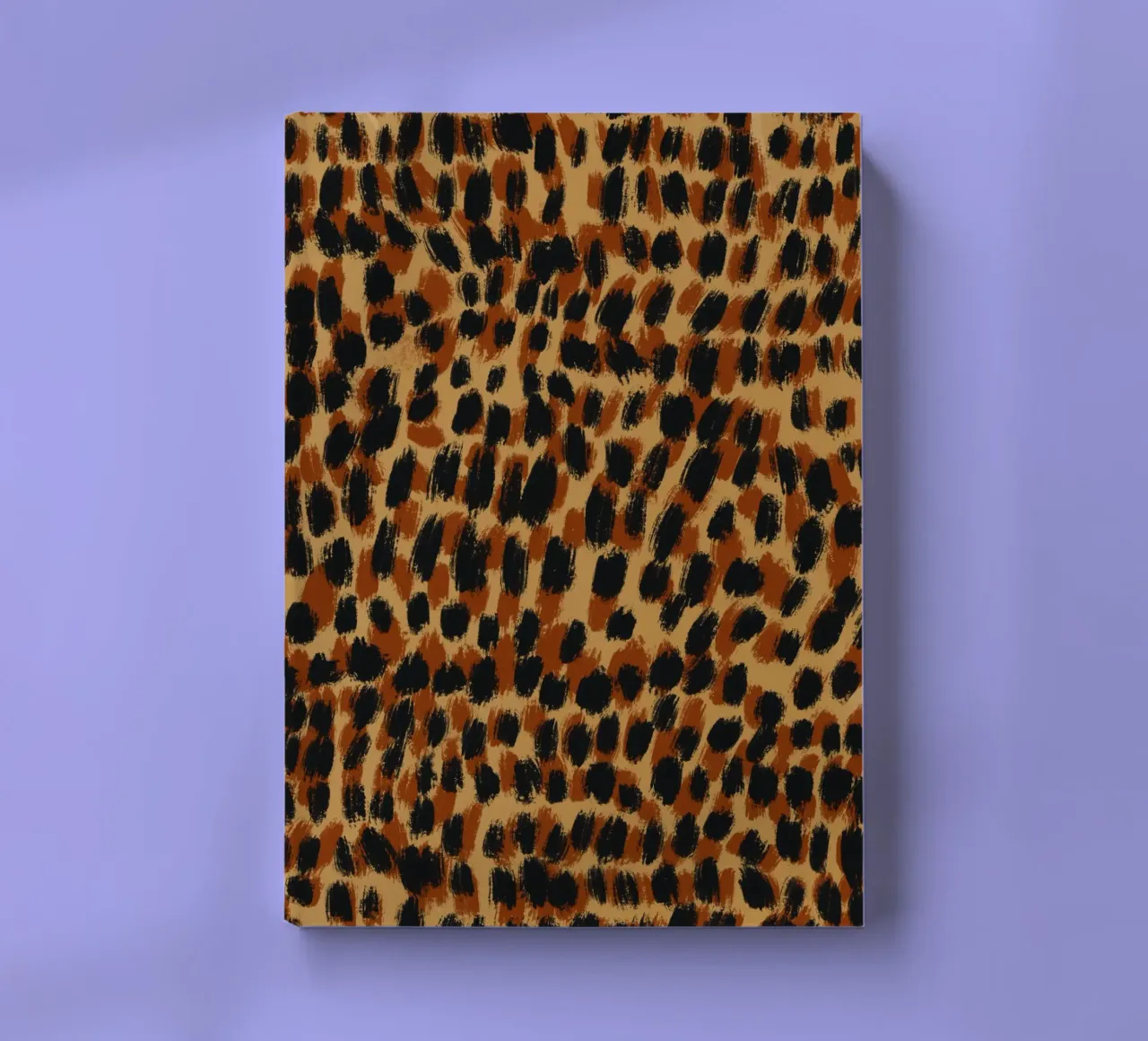 Tiny brushstrokes pattern 05 notebook by Little Dean