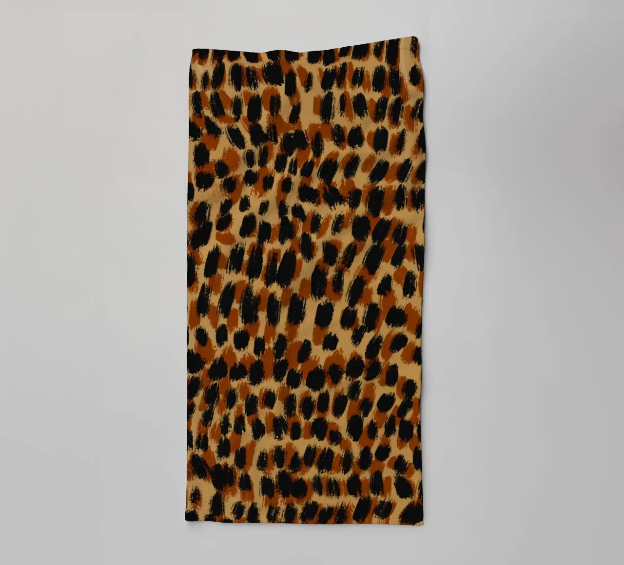 Tiny brushstrokes pattern 05 towel by Little Dean