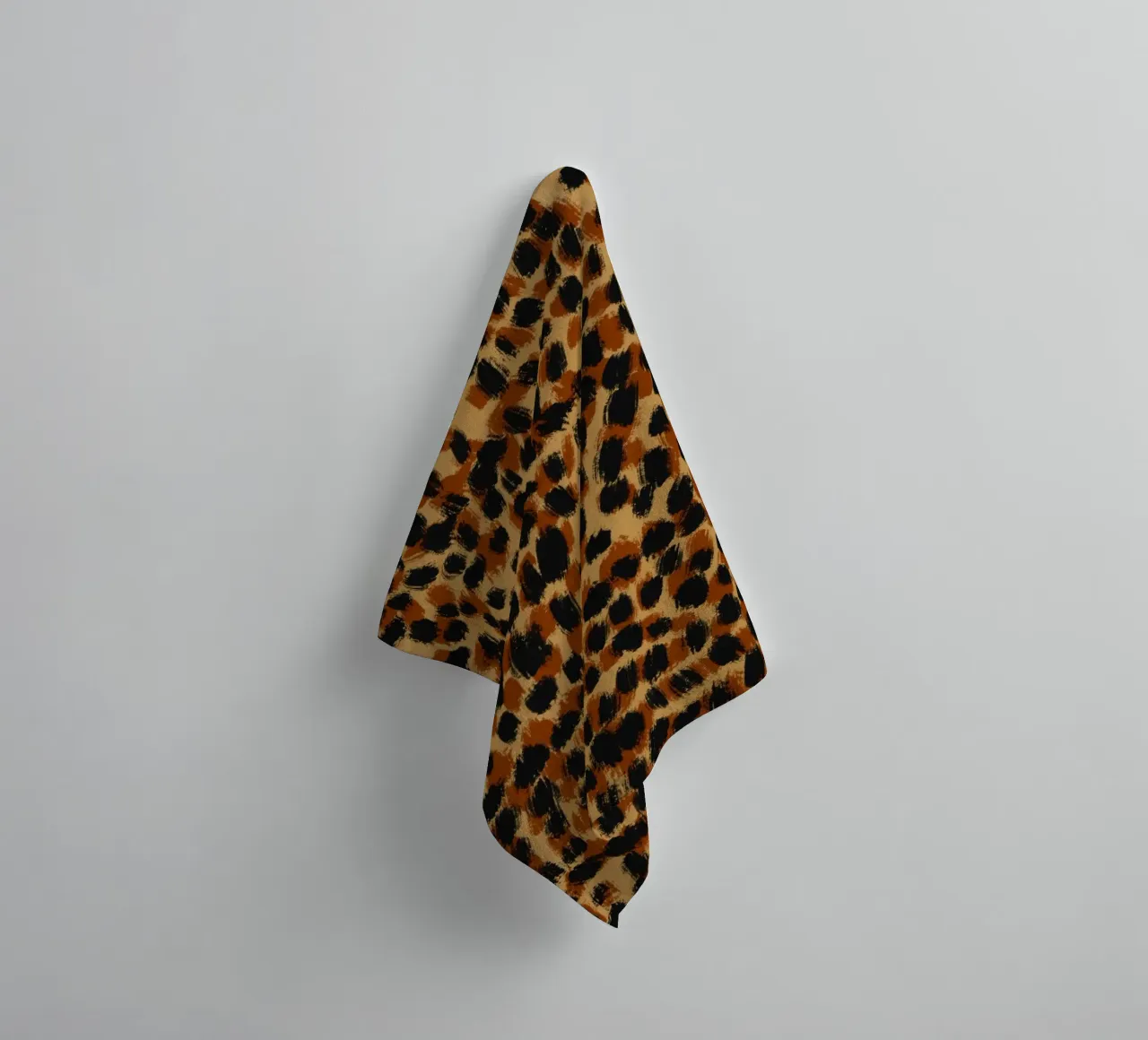 Tiny brushstrokes pattern 05 towel by Little Dean