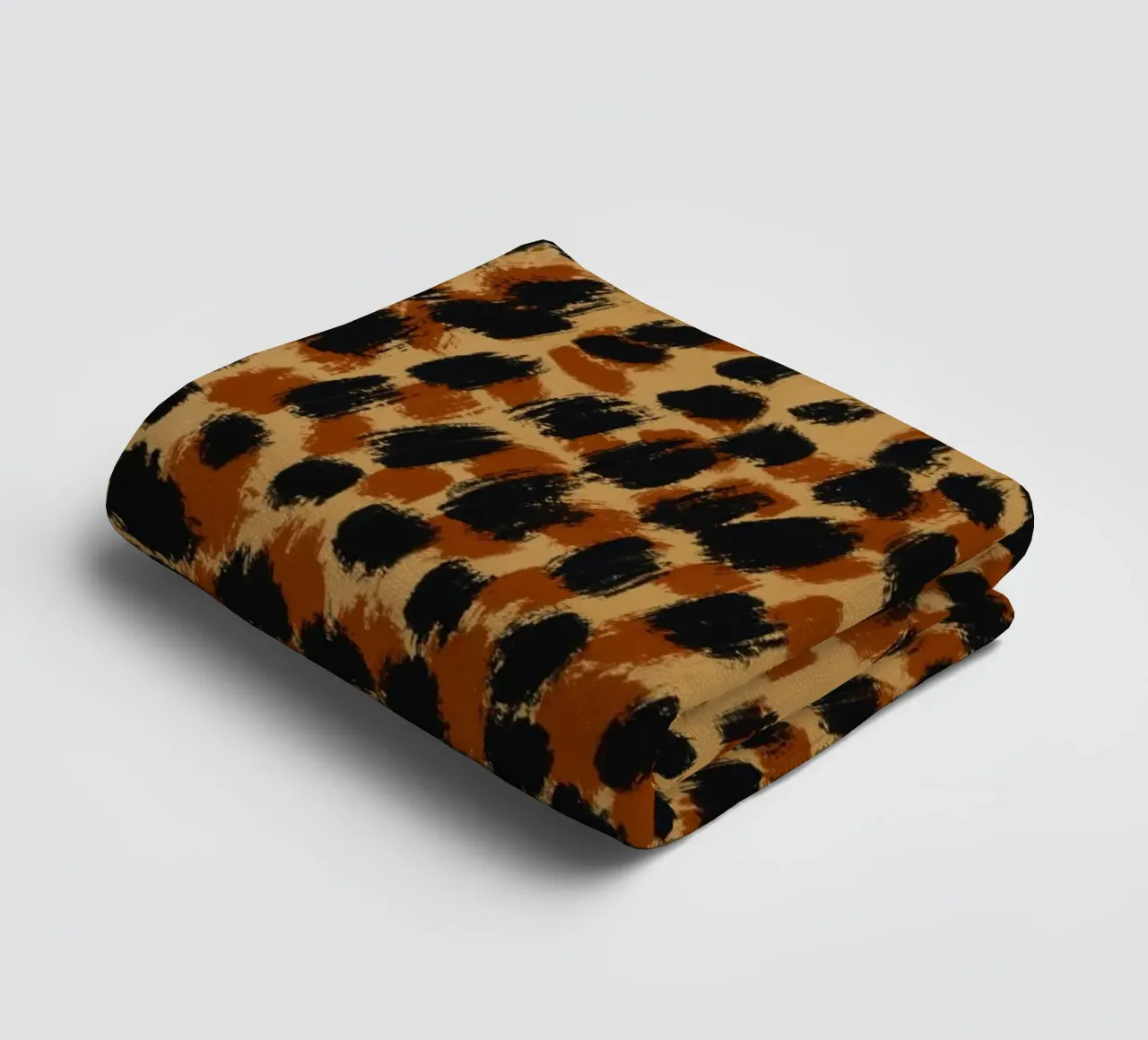 Tiny brushstrokes pattern 05 towel by Little Dean