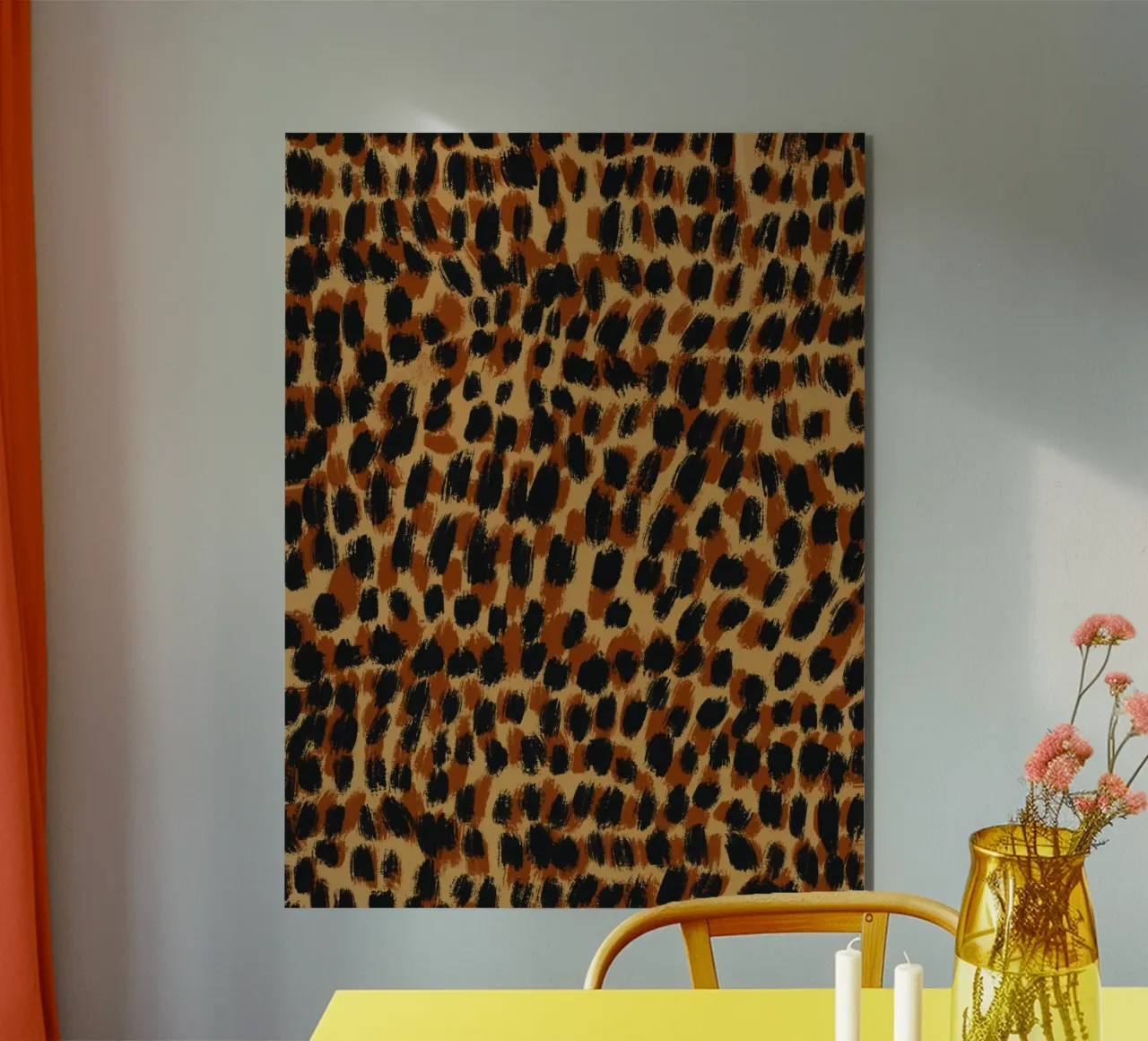 Tiny brushstrokes pattern 05 forex plate by Little Dean