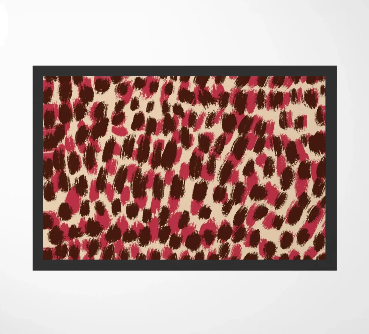 Tiny brushstrokes pattern 06 doormat by Little Dean