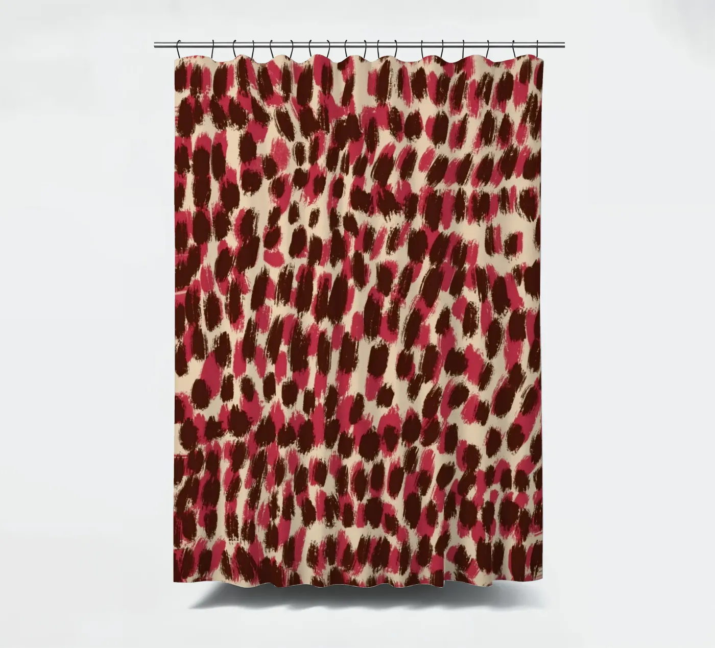 Tiny brushstrokes pattern 06 douchegordijn van Little Dean