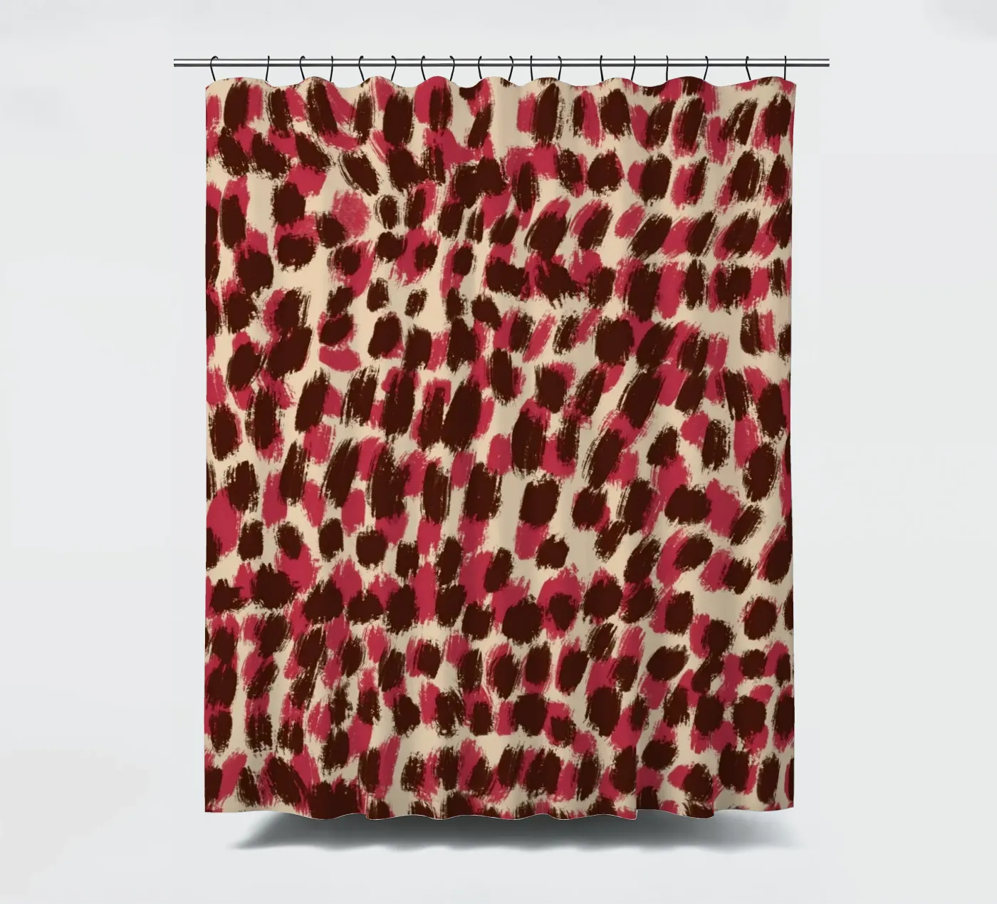 Tiny brushstrokes pattern 06 douchegordijn van Little Dean