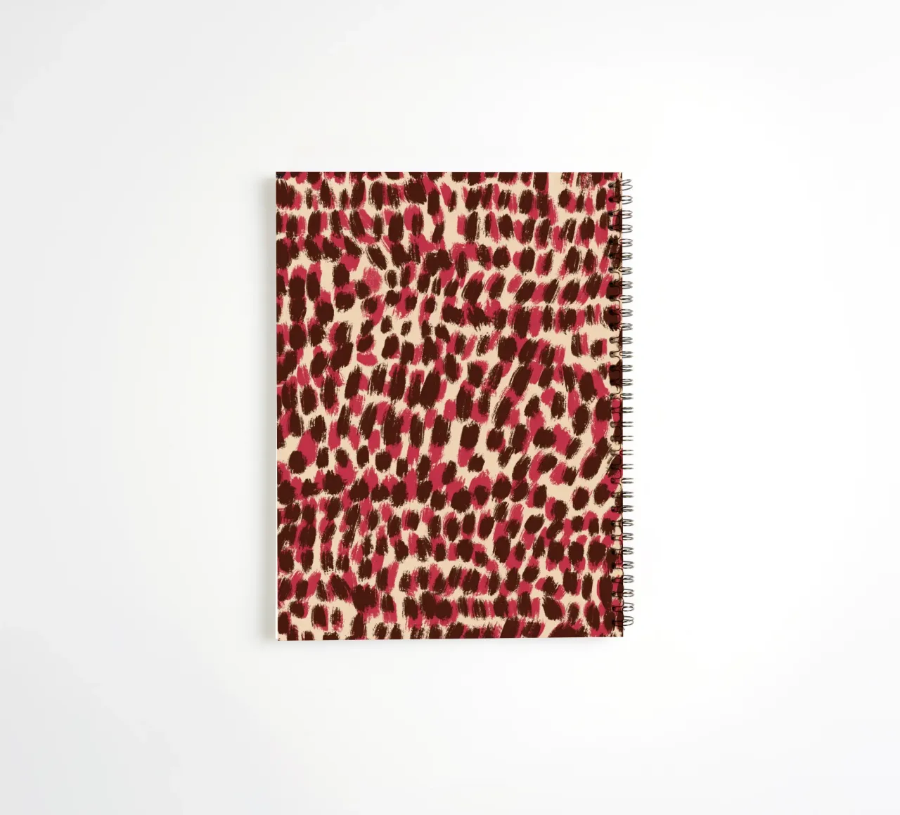 Tiny brushstrokes pattern 06 spiral notebook by Little Dean