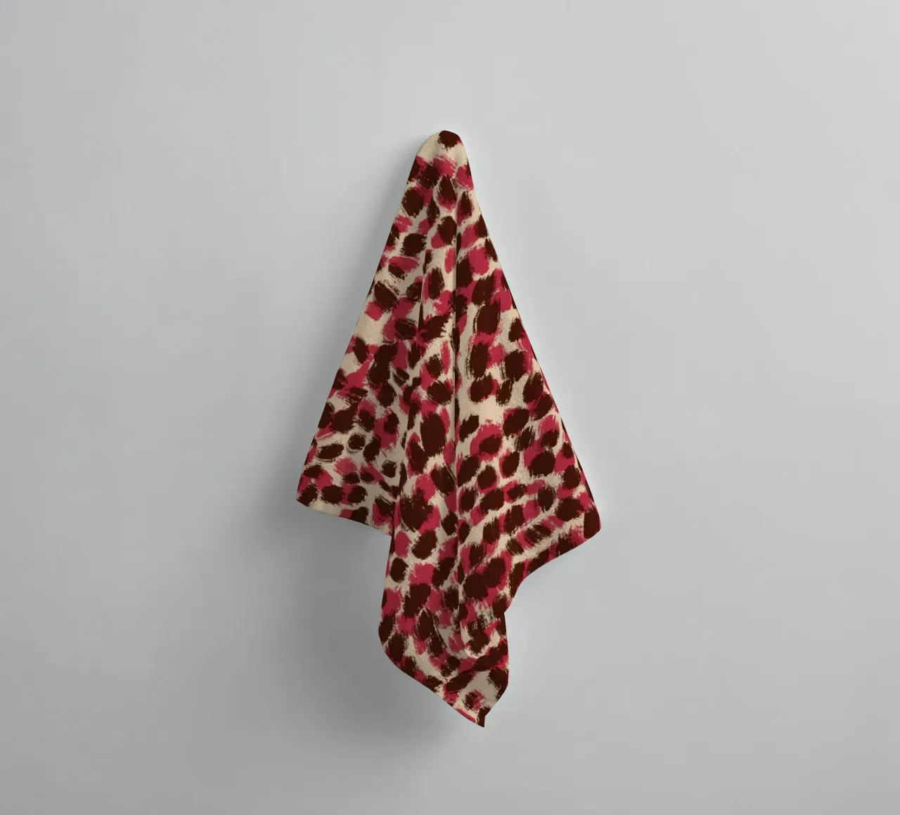 Tiny brushstrokes pattern 06 towel by Little Dean