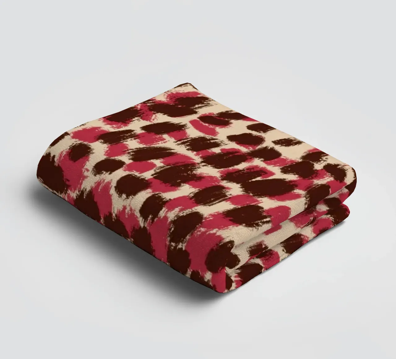 Tiny brushstrokes pattern 06 towel by Little Dean