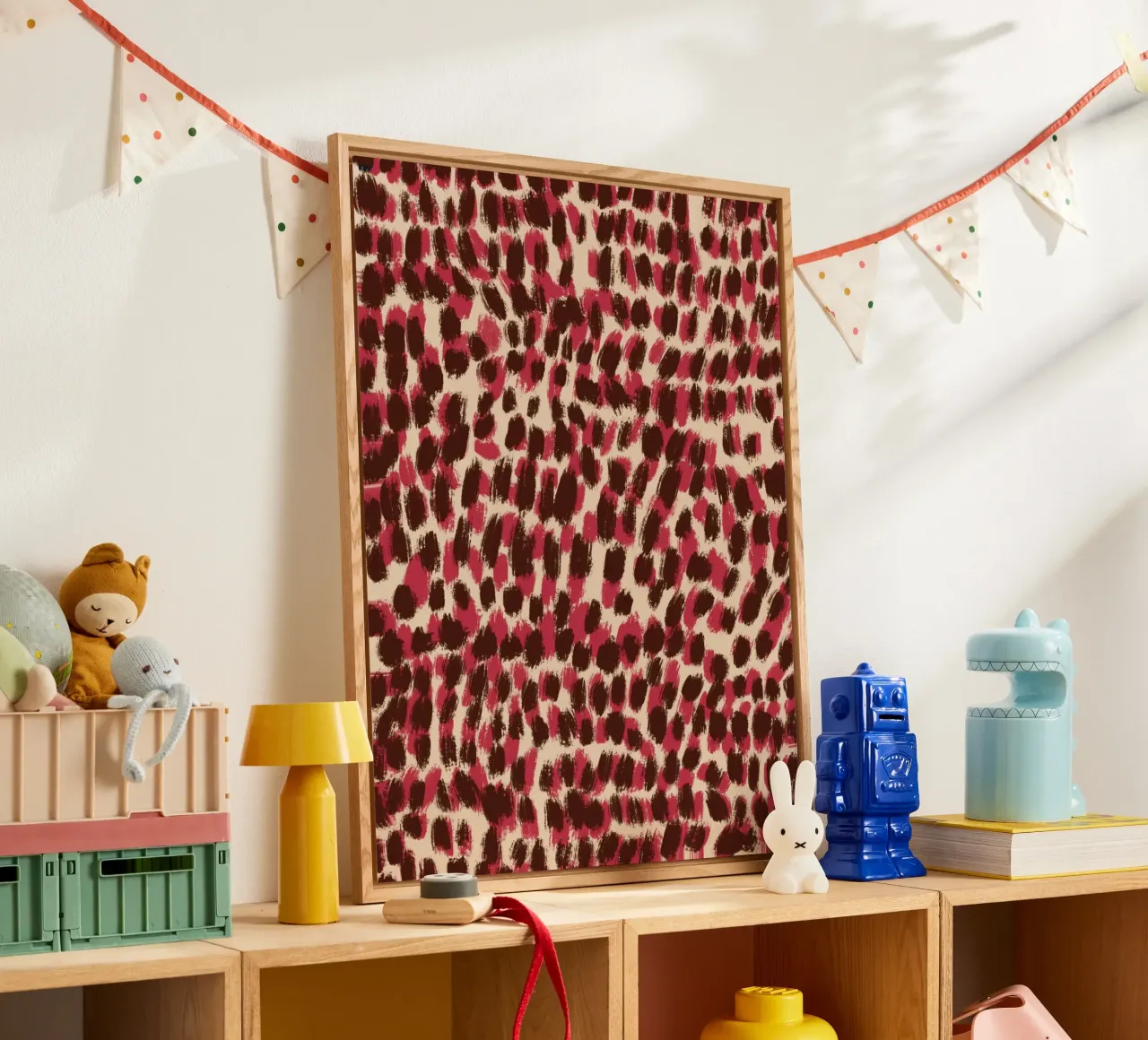 Motif de petits coups de pinceau 06 plexiglas de Little Dean