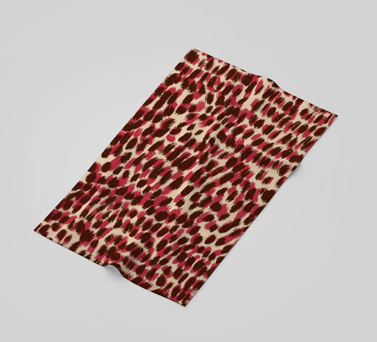 Kleine penseelstreken patroon 06 strandhanddoek van Little Dean