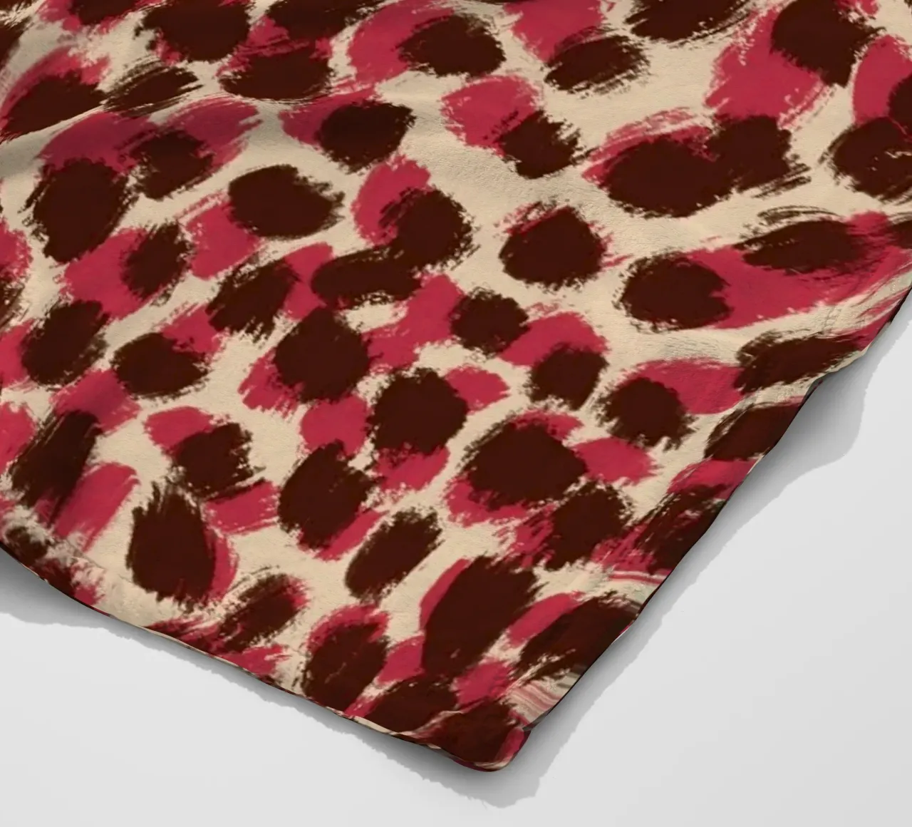 Tiny brushstrokes pattern 06 fleece blanket by Little Dean