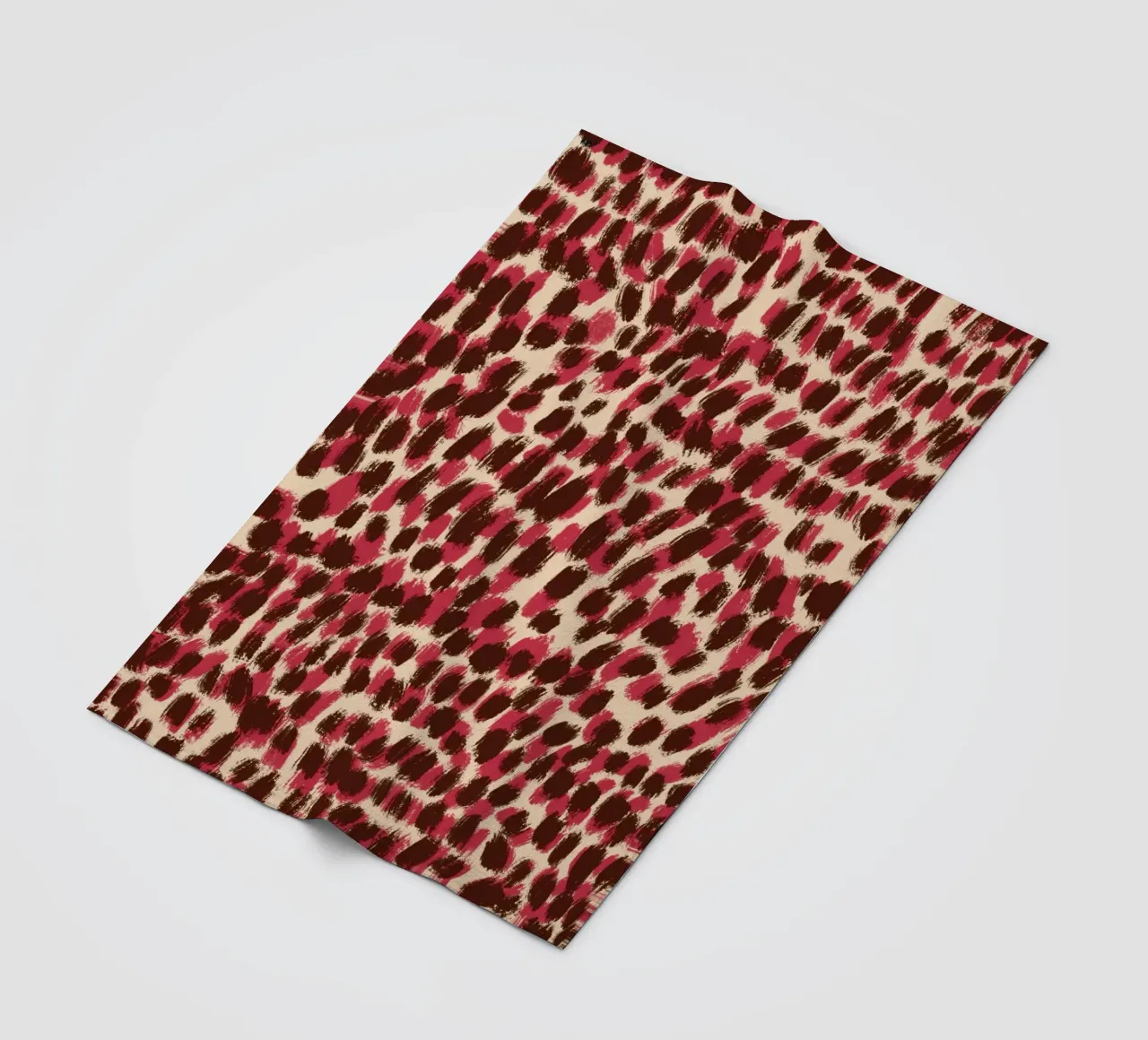 Tiny brushstrokes pattern 06 fleece blanket by Little Dean