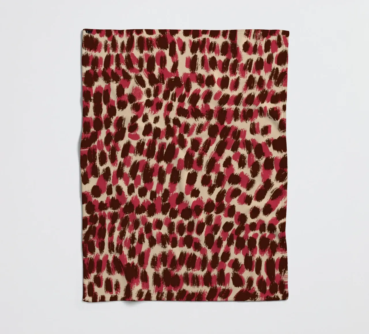 Tiny brushstrokes pattern 06 fleece blanket by Little Dean