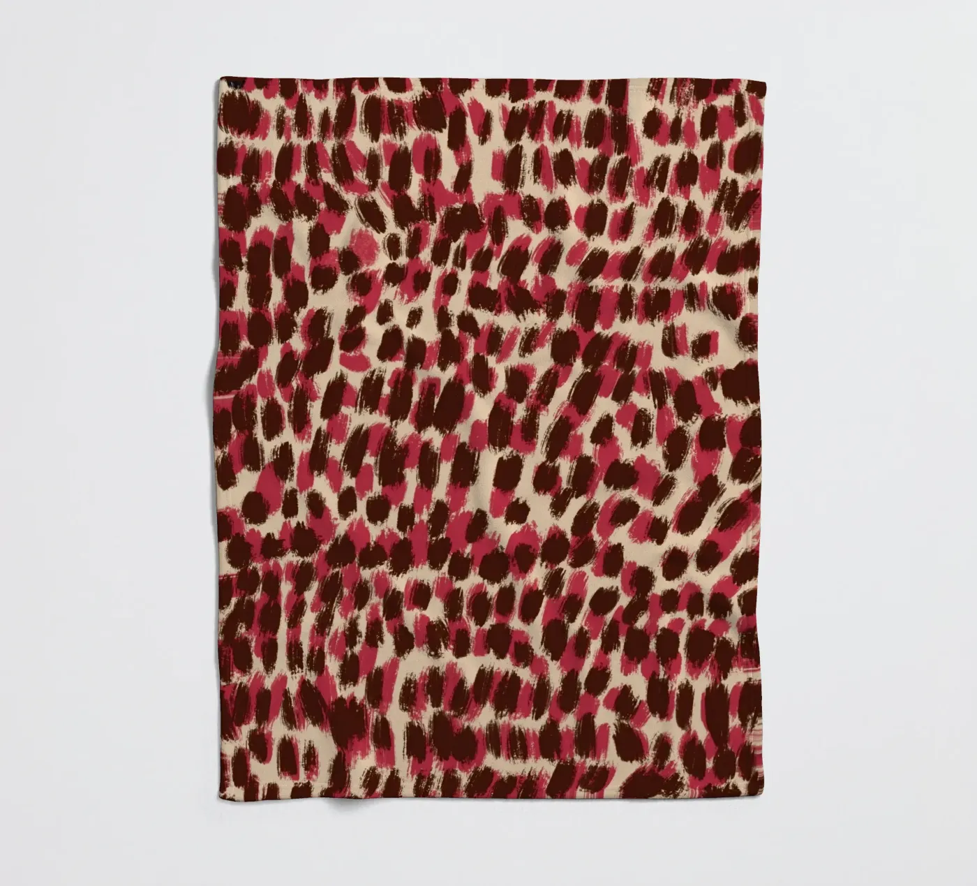 Tiny brushstrokes pattern 06 Fleecedecke von Little Dean