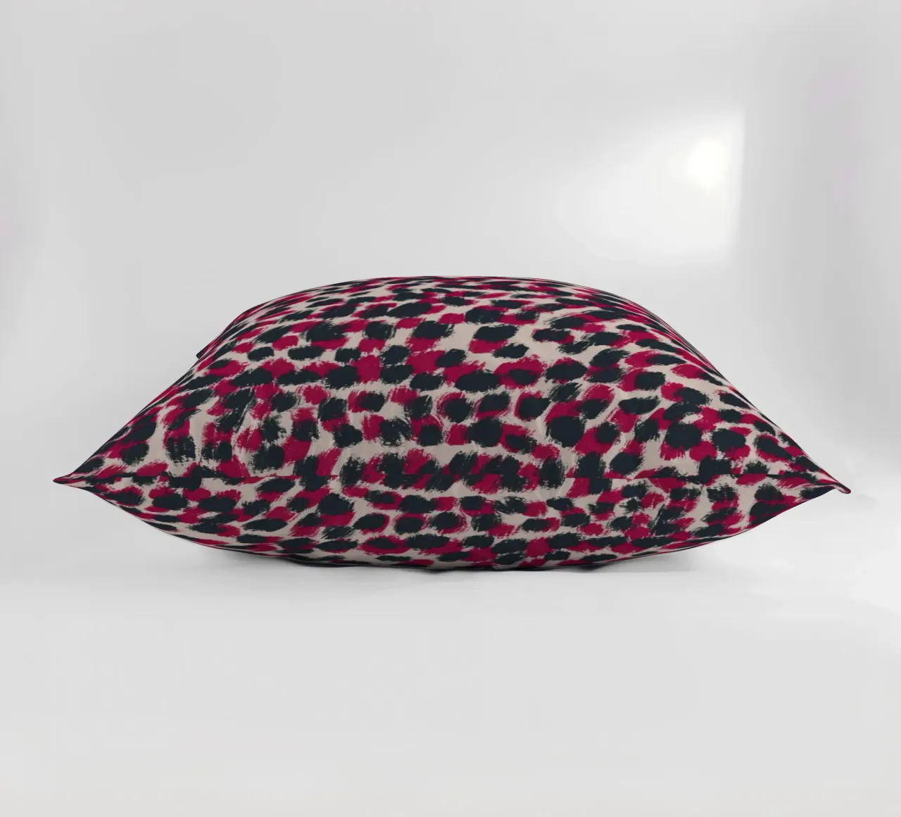 Tiny brushstrokes pattern 07 decorative cushion by Little Dean