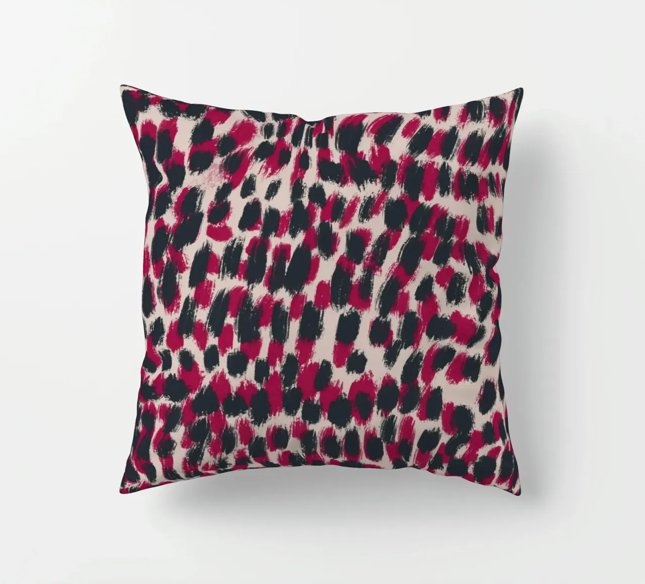 Tiny brushstrokes pattern 07 decorative cushion by Little Dean