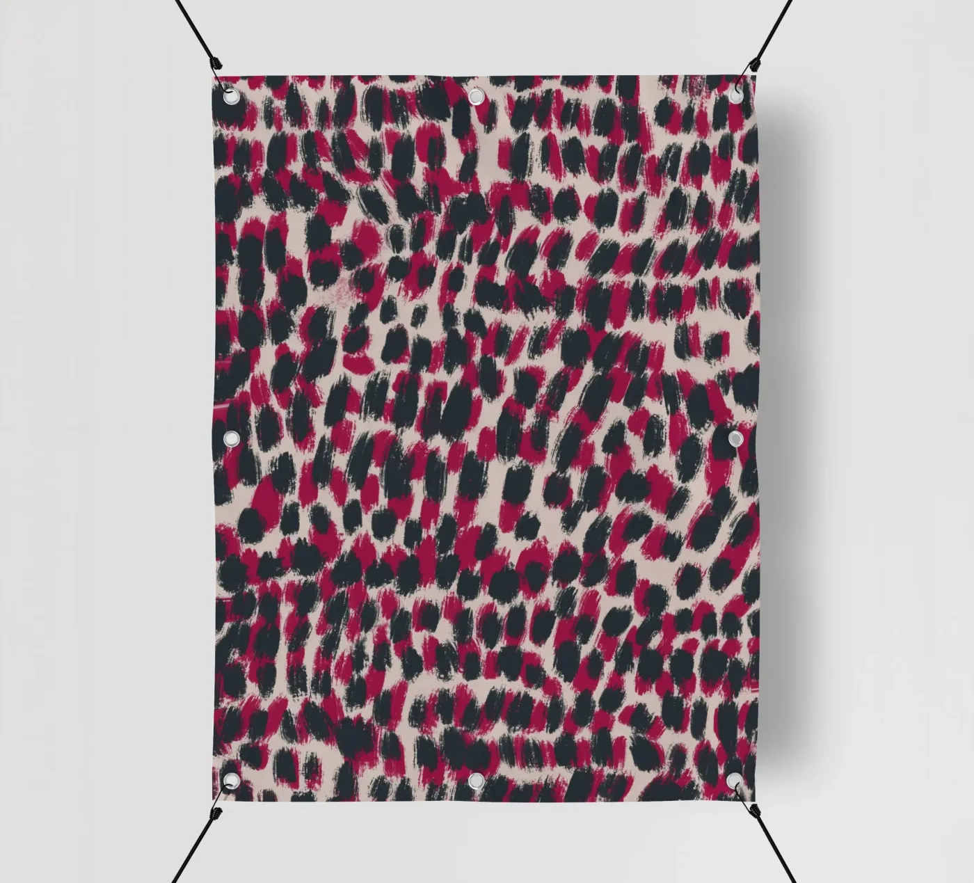 Tiny brushstrokes pattern 07 PVC Plane von Little Dean