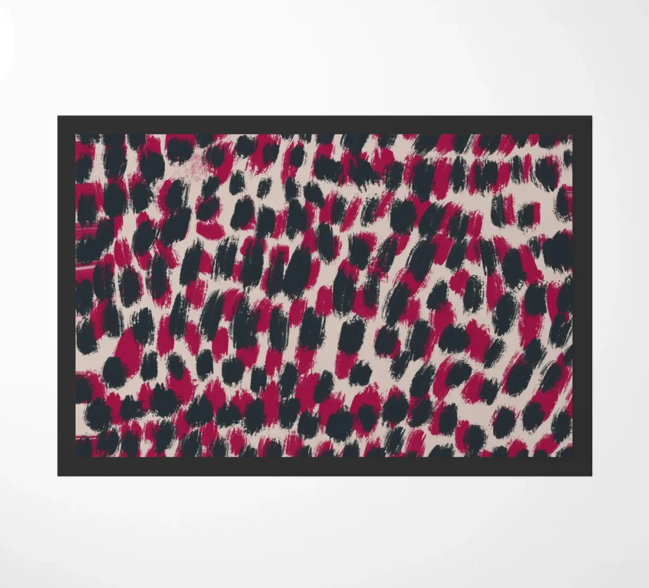 Tiny brushstrokes pattern 07 doormat by Little Dean