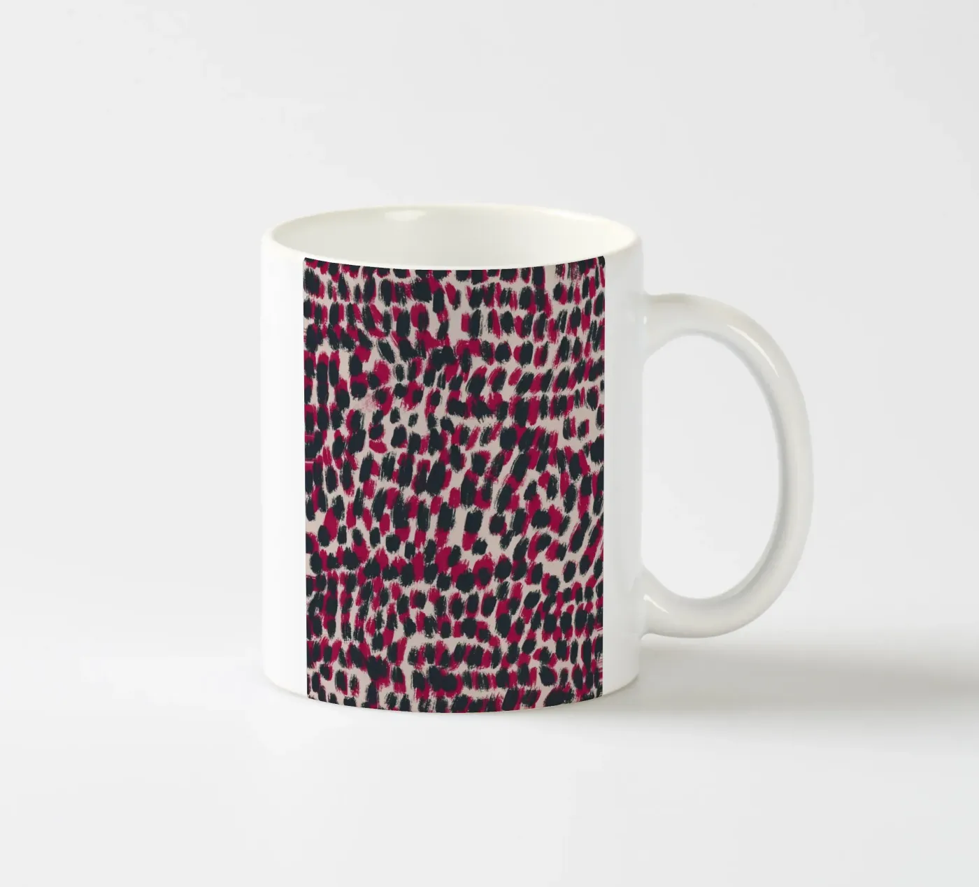 Tiny brushstrokes pattern 07 Keramik Tasse von Little Dean