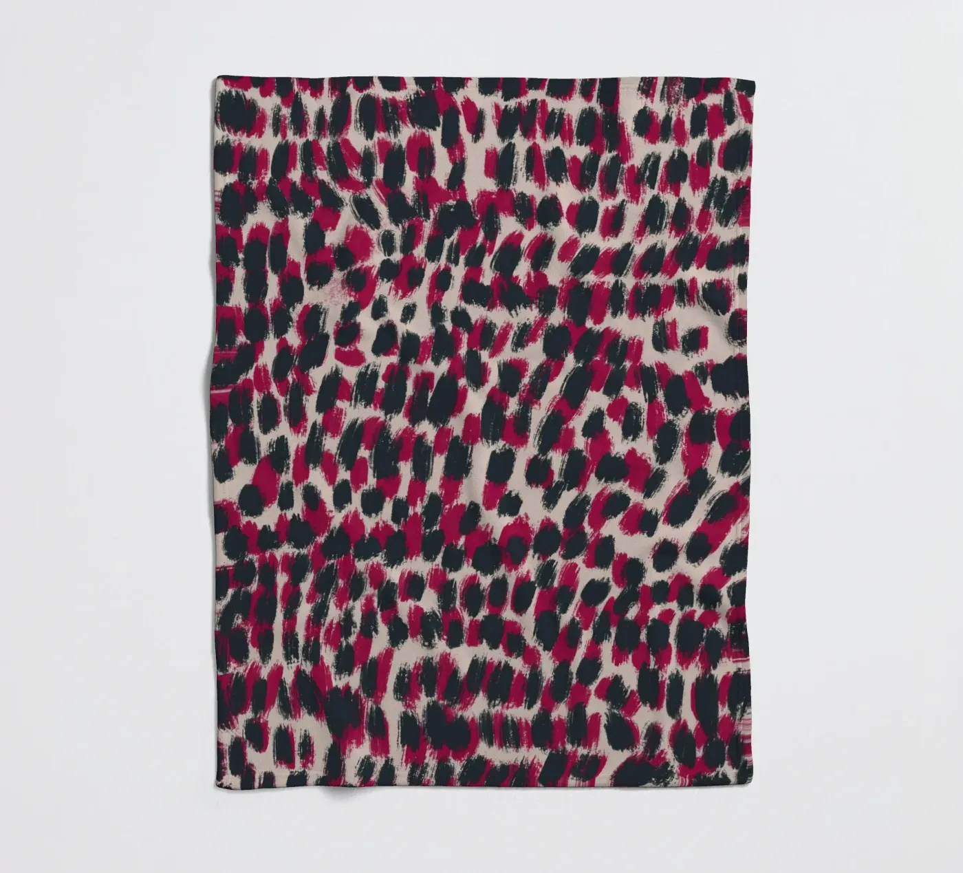 Tiny brushstrokes pattern 07 coperta in pile da Little Dean